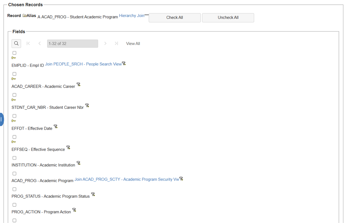 a record in screen reader mode